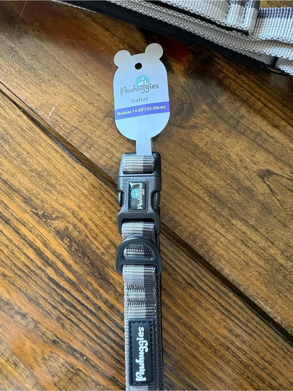 Gray Tactical Dog Leash and Collar Set